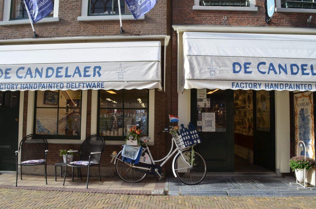imagen de la ciudad de Delft en Paises Bajos